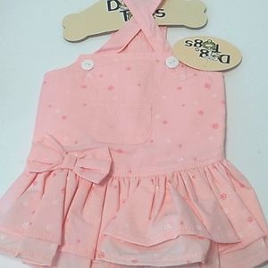 NWT Dog Togs Pink Summer dress M